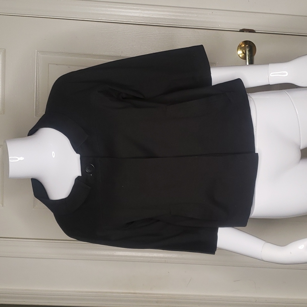 Theory Jackie-O Short Black Dressy Blazer Size 8